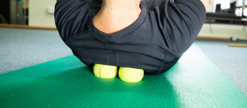 Tennis ball massage